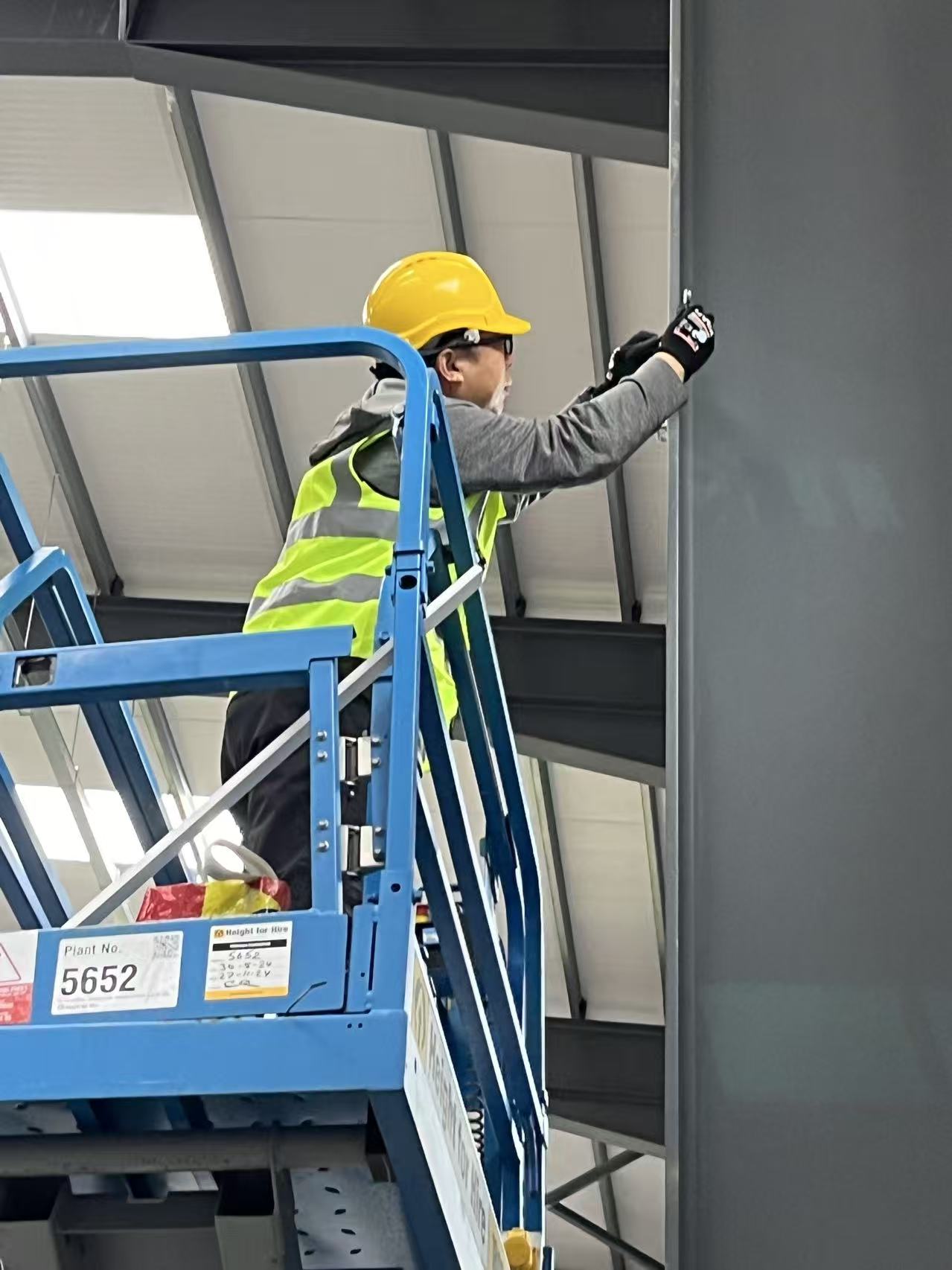 Industrial network infrastructure installation